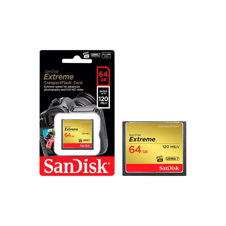 Tarjeta CompactFlash SanDisk Extreme 64GB
