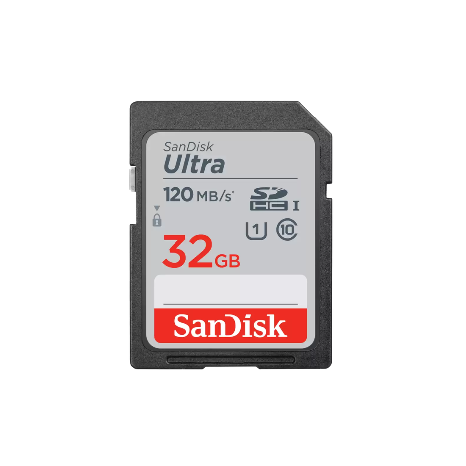 Memoria SDHC SanDisk Ultra, 32GB, 120MB/s, clase 10