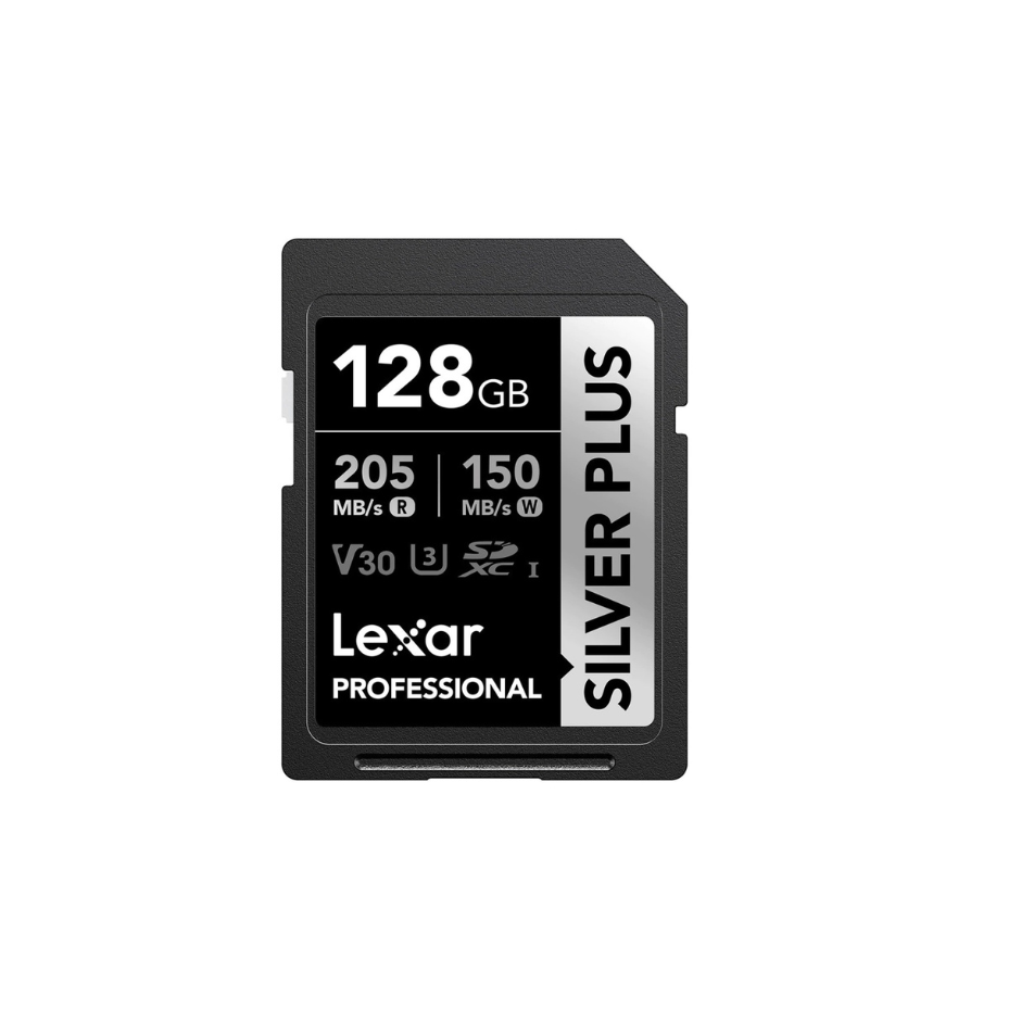 Memoria SDXC Lexar Professional, 128GB, 205MB/s UHS-I, U3, V30, 4K, clase 10